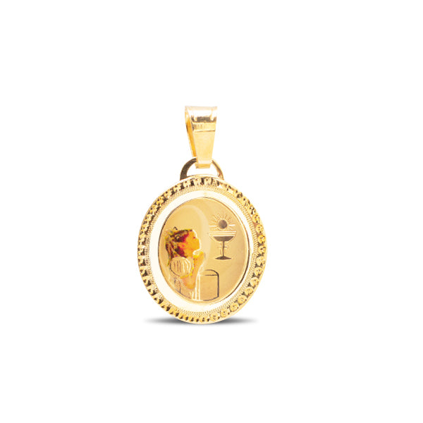 FIRST HOLY COMMUNION PENDANT IN 14K GOLD