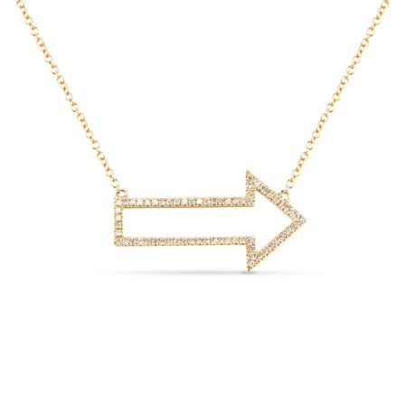 ARROW DIAMOND CHOKER IN 14K YG