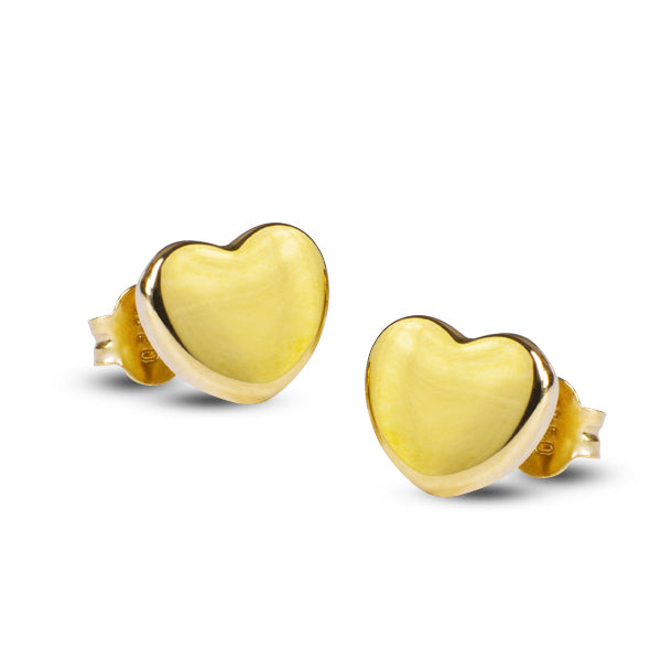 HEART EARRINGS IN 18K