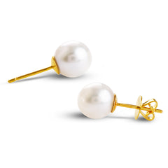 SOUTH SEA PEARL 12mm EARRINGS 14K GOLD