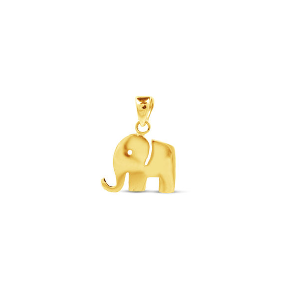 ELEPHANT PENDANT IN 14K YELLOW GOLD