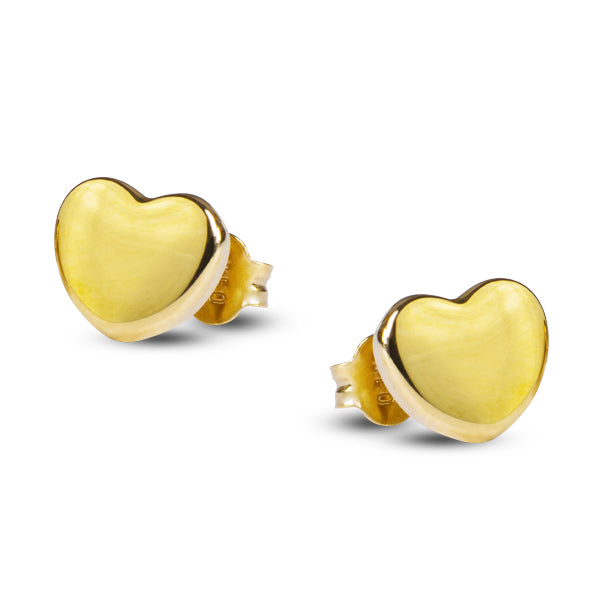 HEART EARRINGS IN 18K