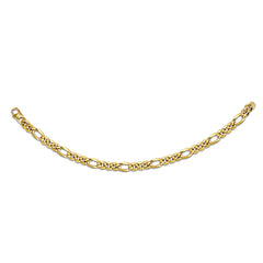 MEN'S FIGARO BRACELET IN 18K YG