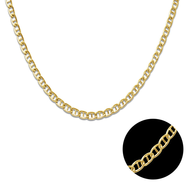 ANCHOR CHAIN IN 18K YELLOW GOLD