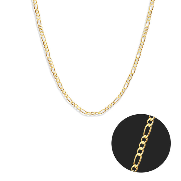 FIGARO CHAIN IN 14K ITALIAN GOLD