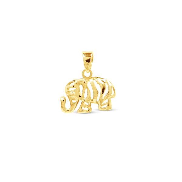 ELEPHANT PENDANT IN 14K YELLOW GOLD