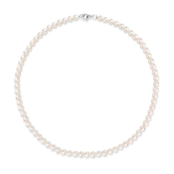 FRESH WATER RICE PEARL 16" IN CHOCKER NECKLACE