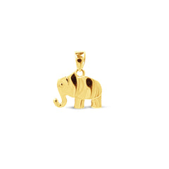 ELEPHANT PENDANT IN 14K YELLOW GOLD