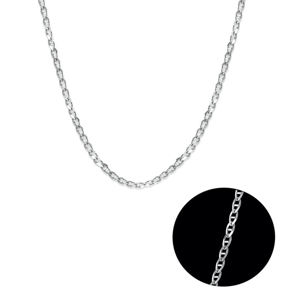 GUCCI CHAIN IN 14K ITALIAN WHITE GOLD