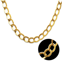 CABLE CHAIN IN 18K YELLOW GOLD (24")