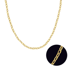 ROLO CHAIN IN 18K YELLOW GOLD (24")