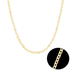 CABLE CHAIN IN 18K YELLOW GOLD (18")