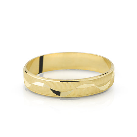 WAVE-WEDDING RING IN 18K GOLD