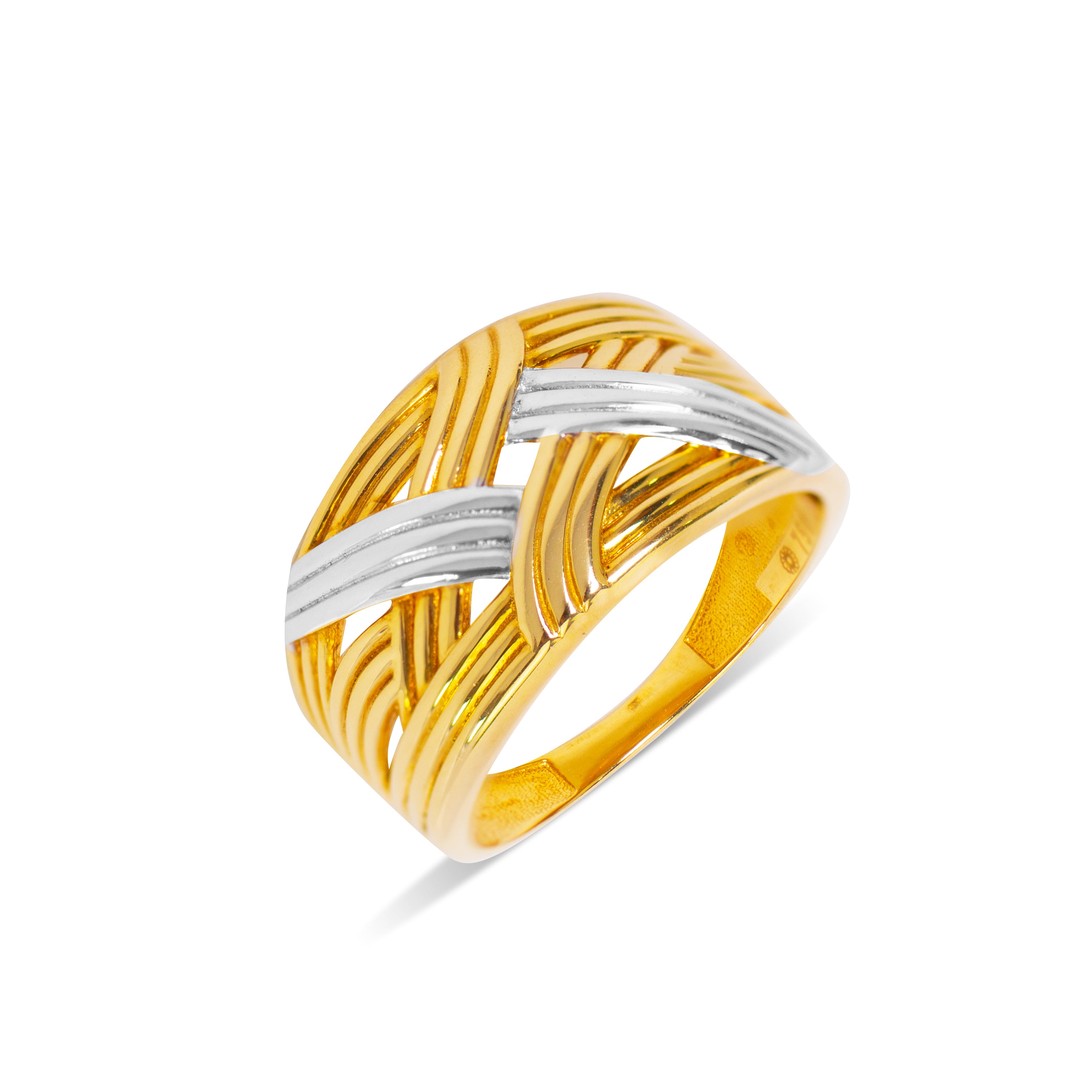 Buy quality Designer simple Plain Gold gents Ring in Ahmedabad
