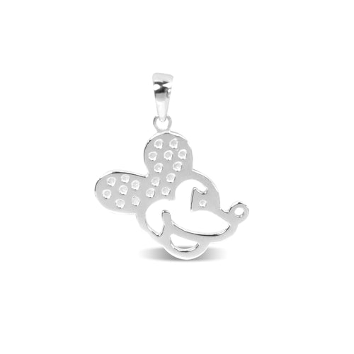 MICKEY MOUSE CHARACTER PENDANT IN 14K WHITE GOLD