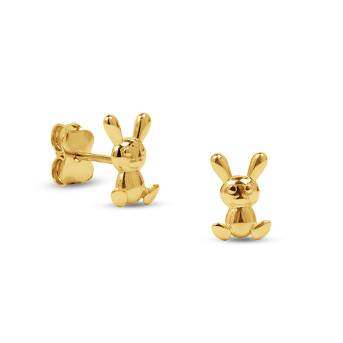 BUNNY EARRINGS IN 18K YELLOW GOLD