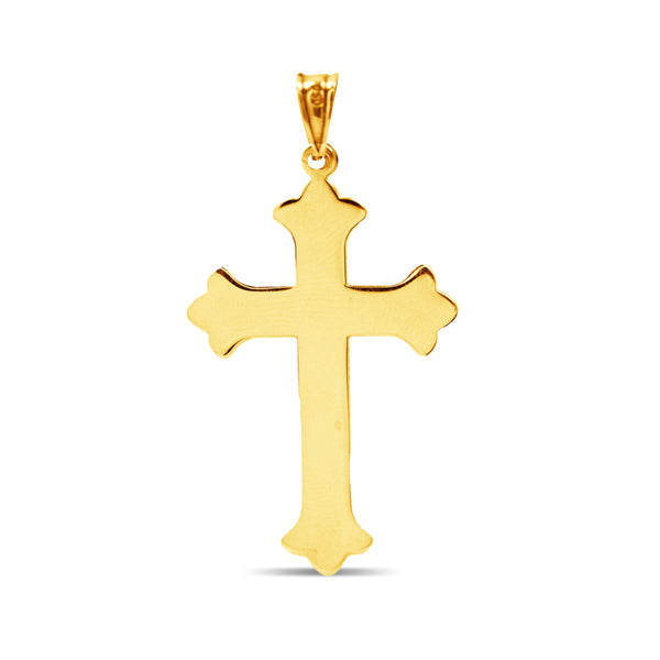 CROSS PENDANT TWO-TONE IN 18K GOLD – F&C Jewelry | The largest leading fine  jewelry retailer in the Philippines