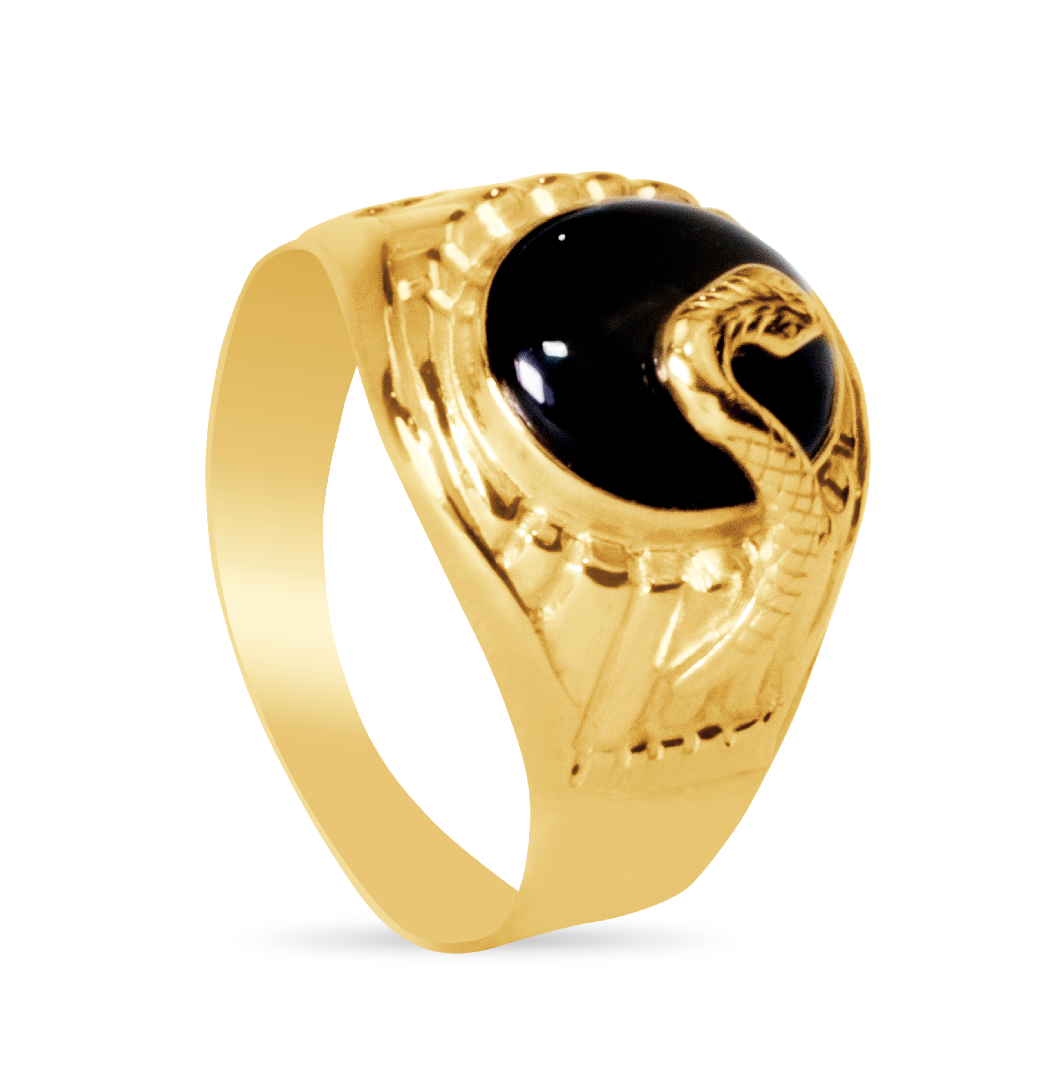 Mens snake ring gold online