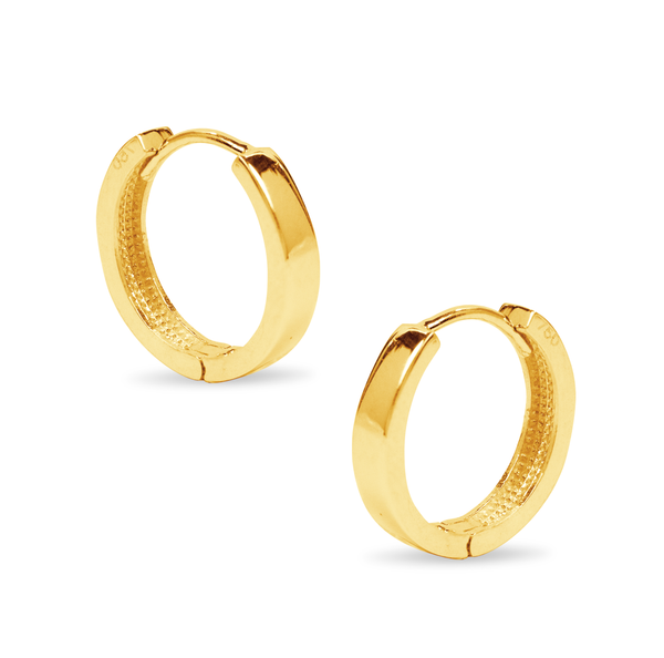 PLAIN CREOLLA EARRINGS IN 18K YELLOW GOLD