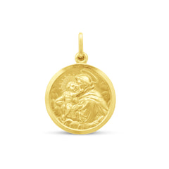 ST. ANTHONY MEDAL IN 14K YELLOW GOLD