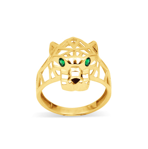 PANTHER RING IN 18K YELLOW GOLD