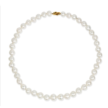 #43 WHITE SOUTH SEA PEARL 14K LOCK