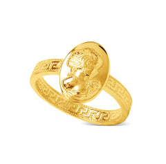 CAMEO RING IN 18K YELLOW GOLD