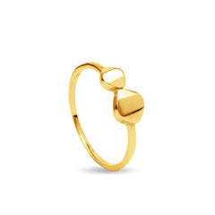 DROP RING IN 18K YELLOW GOLD
