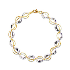 TWO-TONE GLAIRE BRACELET IN 18K GOLD