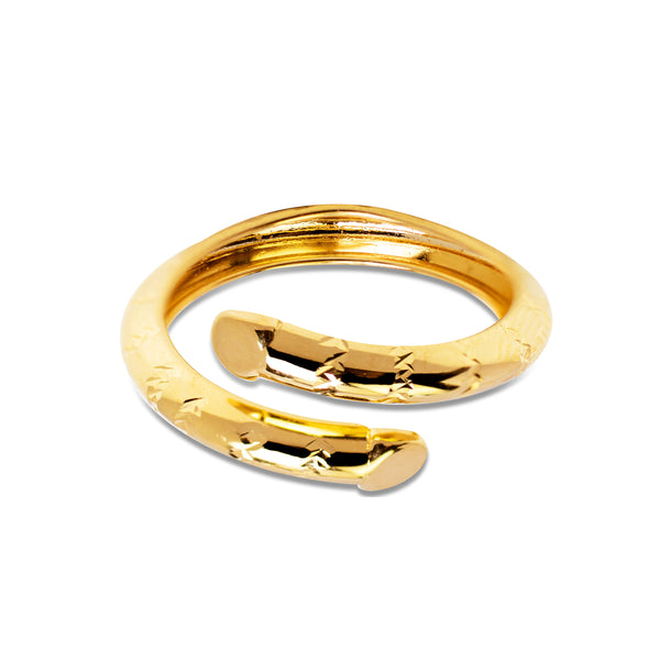 WRAP RING IN 18K YELLOW GOLD