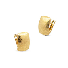 TEXTURED EARPICA IN 18K YELLOW GOLD