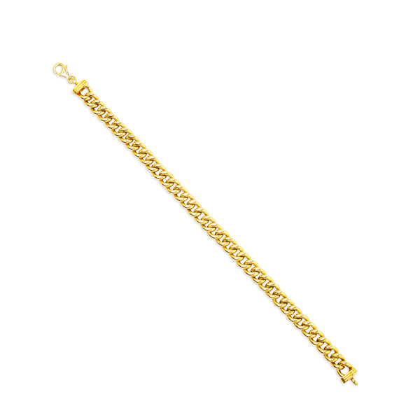 MEN’S BRACELET BARB 18K YELLOW GOLD