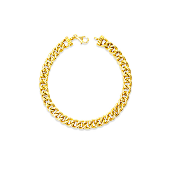 MEN’S BRACELET BARB 18K YELLOW GOLD