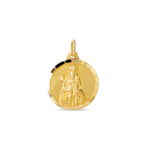 OUR LADY OF CANDLES IN 14K YELLOW GOLD (20mm)