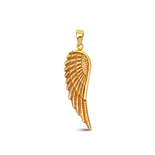 ANGEL WING PENDANT IN 18K YELLOW GOLD