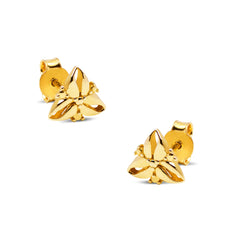 TRIANGLE PETALS EARRING IN 14K YELLOW GOLD