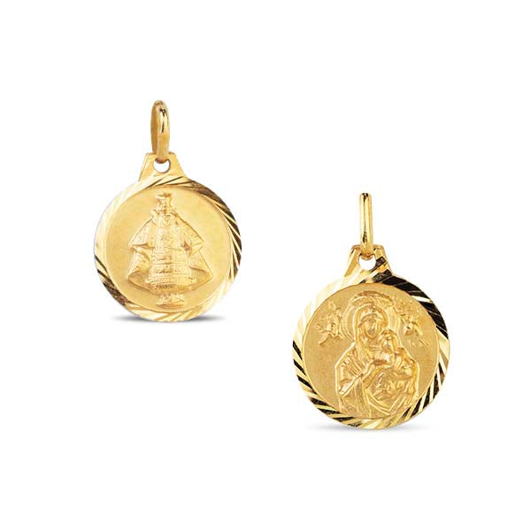 STO. NIÑO PERPETUAL HELP MEDAL IN 14K YELLOW GOLD