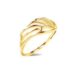 ANGEL WING IN18K YELLOW GOLD